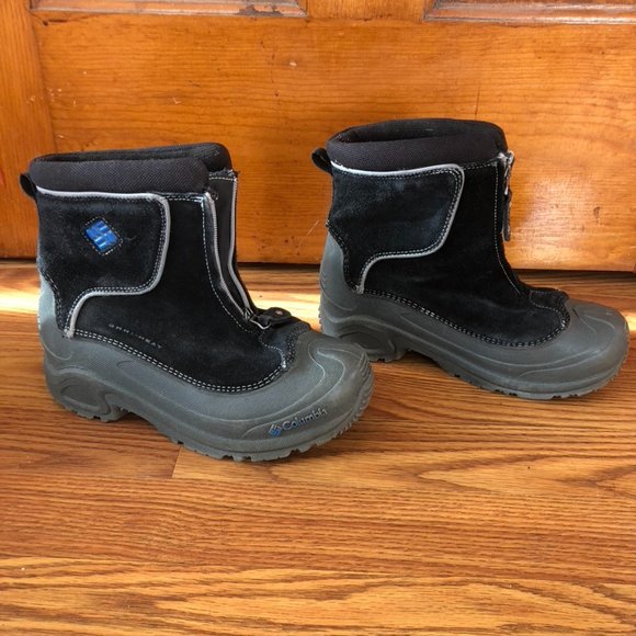 Columbia Other - Columbia Black Boys Zip Up Winter Snow Boots